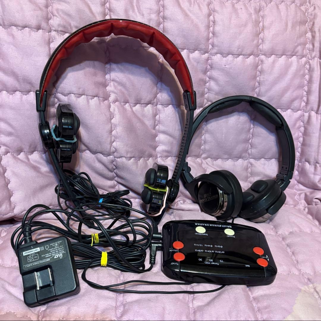 BRAIN POWER TRAINER ヘッドホン2個セットACアダプター付き 2026年最新】ブレイン パワー トレーナーの人気アイテム - メルカリ