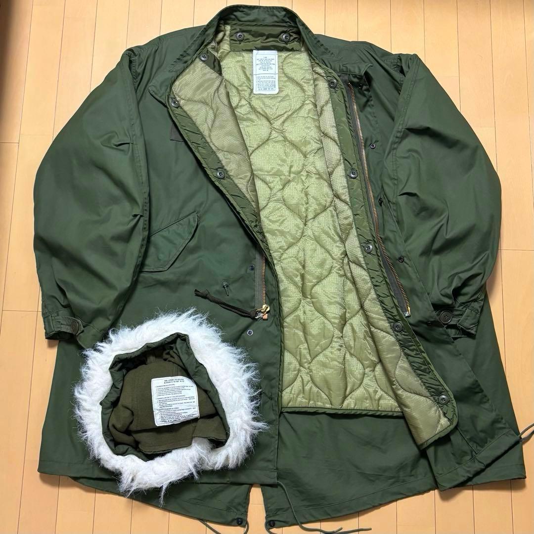 80s 米軍実物 M-65 フィッシュテールパーカー フルセット M-65 フィッシュテール パーカー 米軍 実物 シェル+ライナー+フード 3