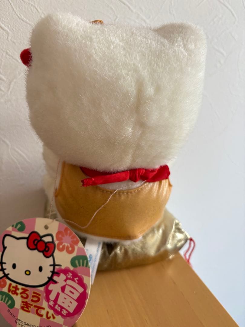福まねき ハローキティ 招き猫 金座布団 タグ付き 2000年激レア - メルカリ