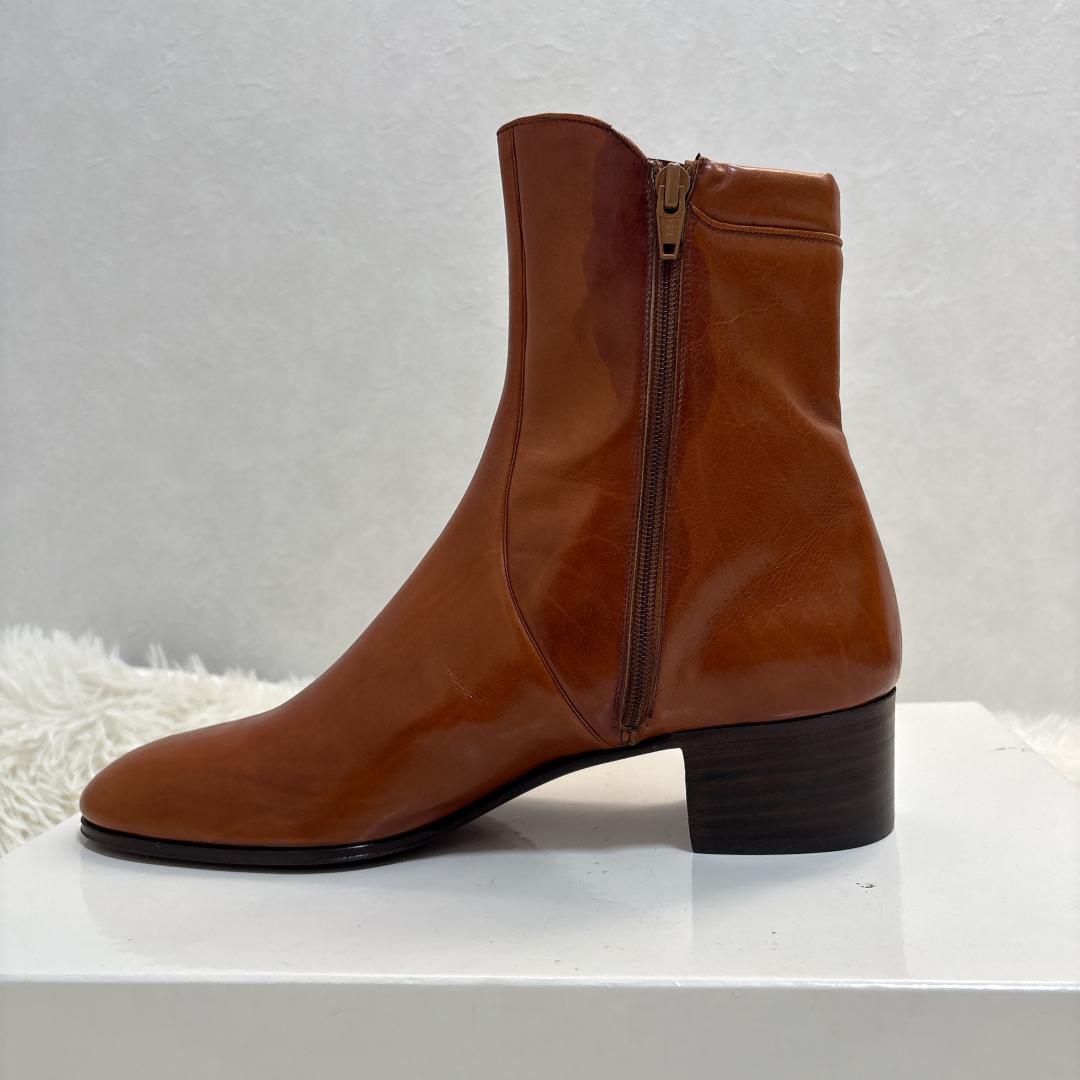 美品✨タニノクリスチー サイドジップ ショートブーツ 8 26.5cm