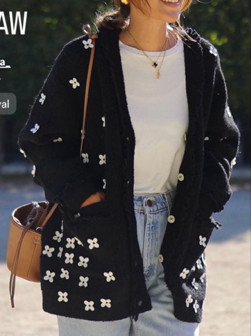 新品 ジプソフィア gypsohila Cardigan カーディガン 花柄 - メルカリ