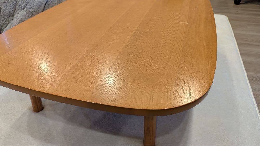 地域限定販売 無印良品 ナチュラル 楕円形こたつ 電源コード付き