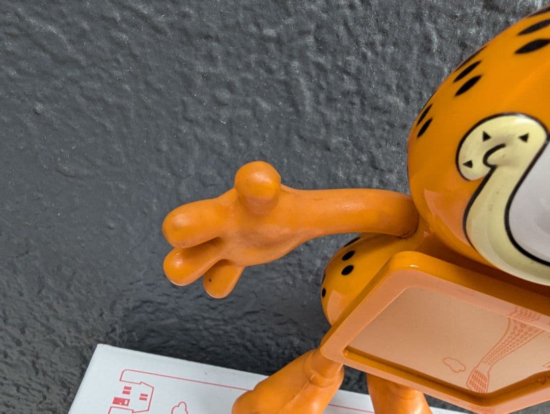 超レア【ガーフィー“ミニミニ写真立て”フィギュア 】1981 希少中古美品