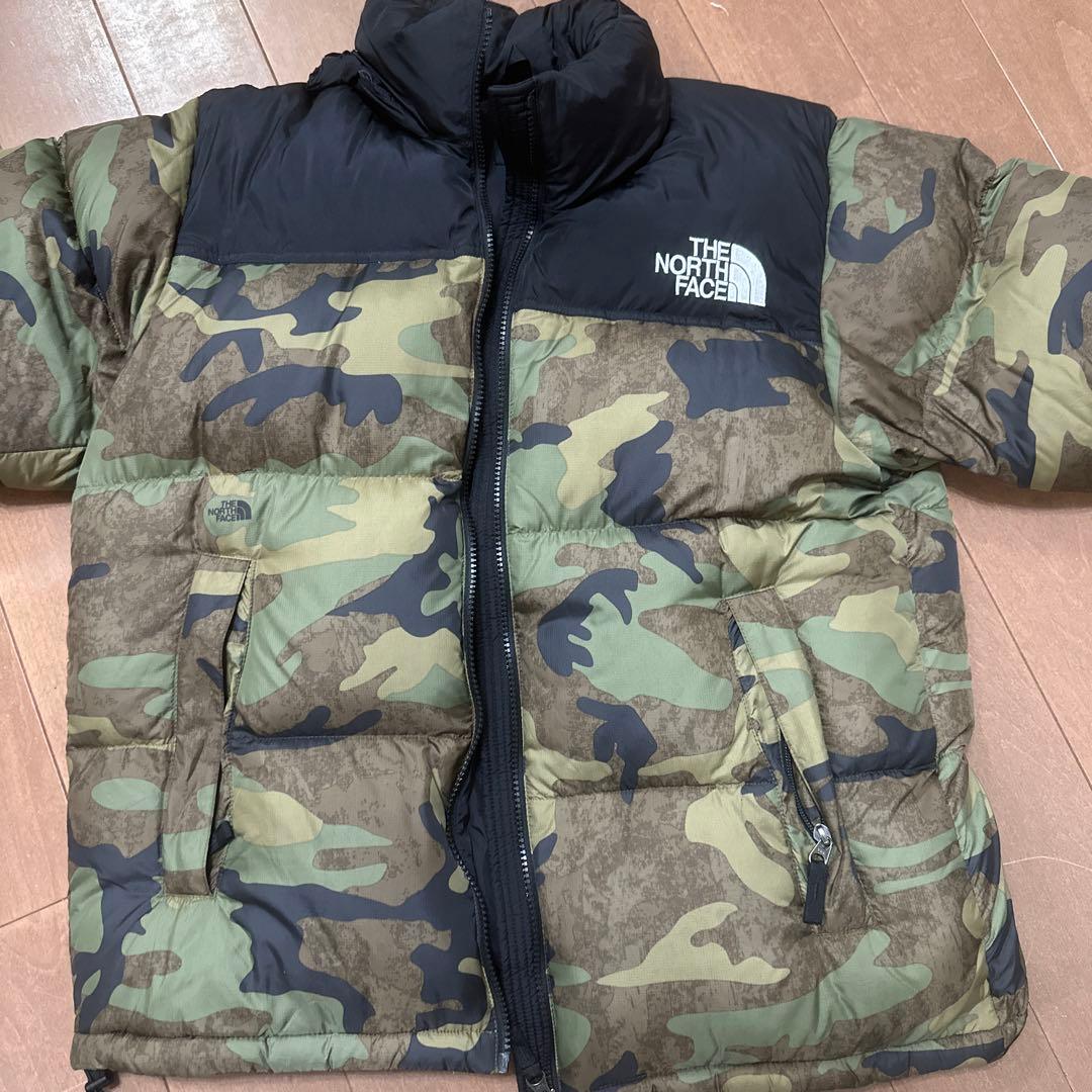 ノースフェイスダウン迷彩ヌプシ - メルカリ