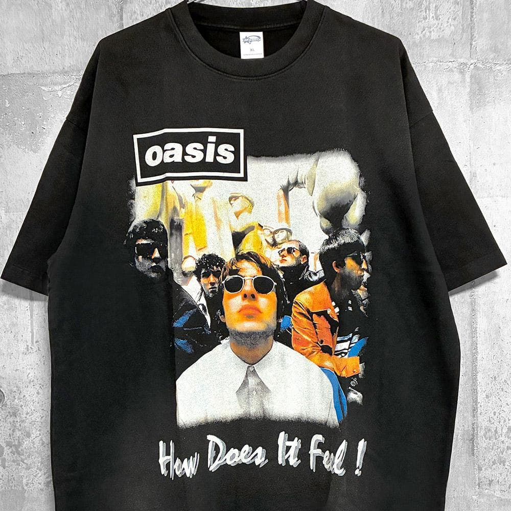 XL oasis オアシス バンド tシャツ リアム ノエル ギャラガー エモい