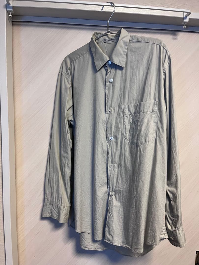 ISSEY MIYAKE MEN グレー長袖シャツ