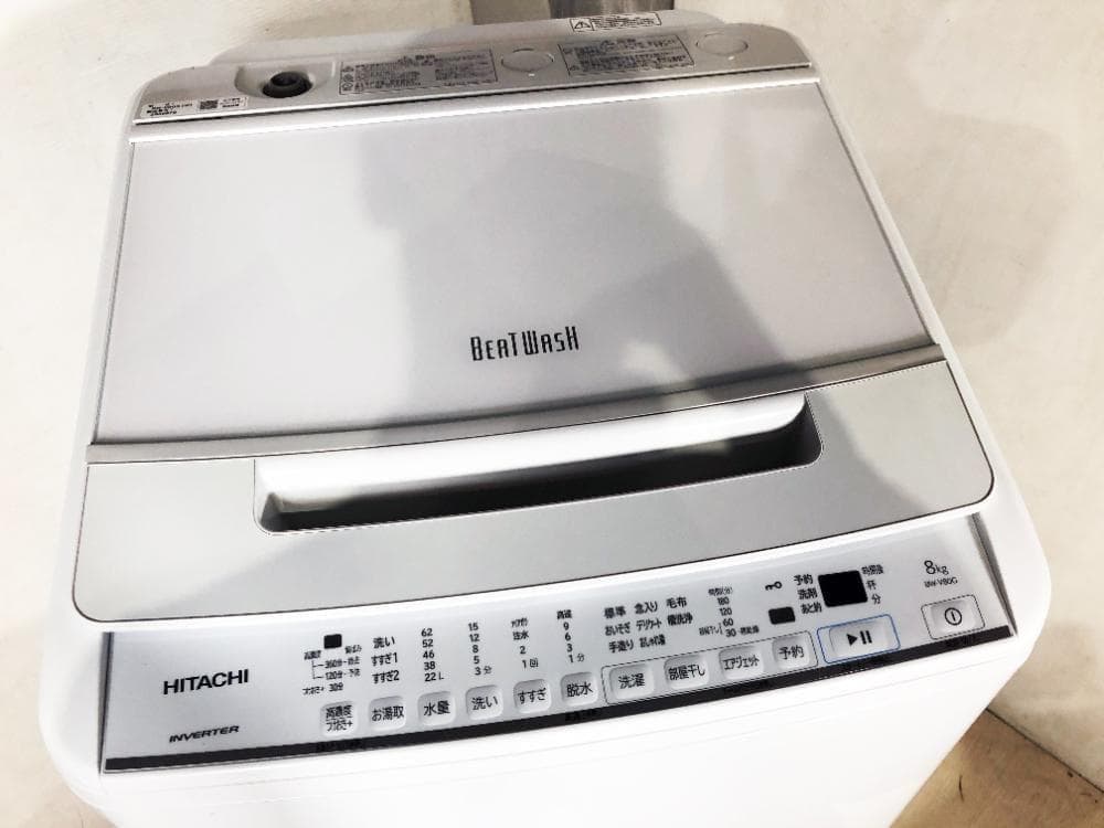☆分解洗浄済！2021年製☆日立 8kg 洗濯機【BW-V80G-W】G4HG - メルカリ