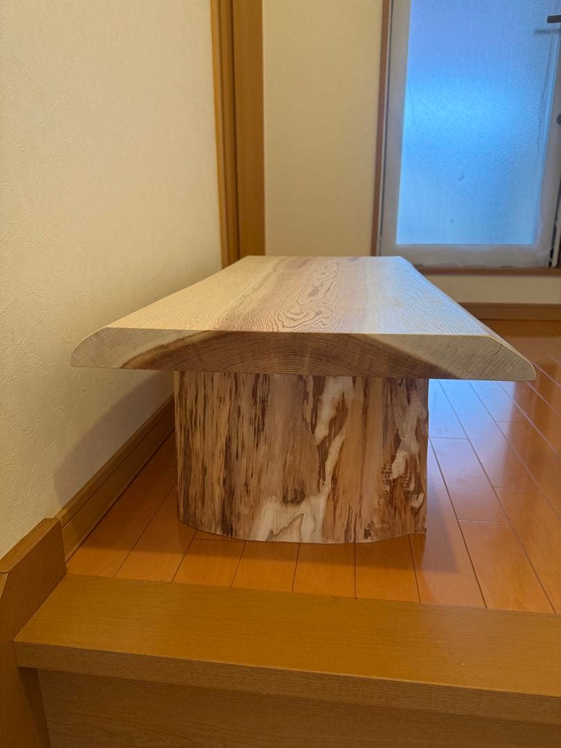 天然杉高級節なし中杢目テーブル 一枚板唯一無二‼️
