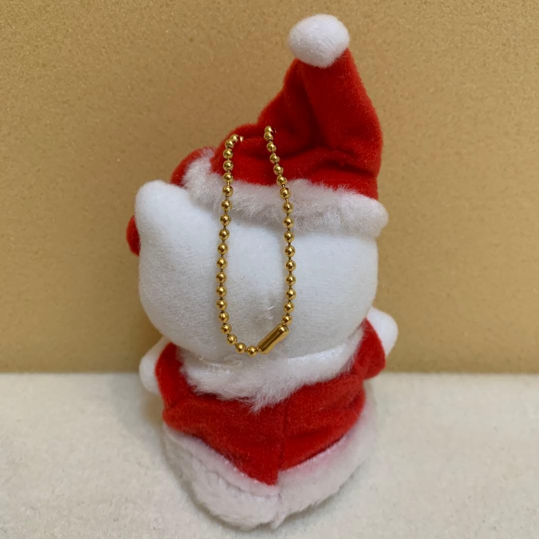 レトロ ハローキティ クリスマスキーチェーンぬいぐるみマスコット