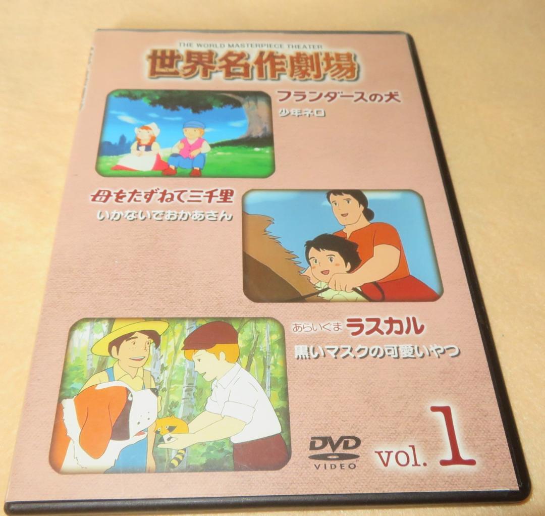 世界名作劇場フランダースの犬母をたずねて三千里あらいぐまラスカル