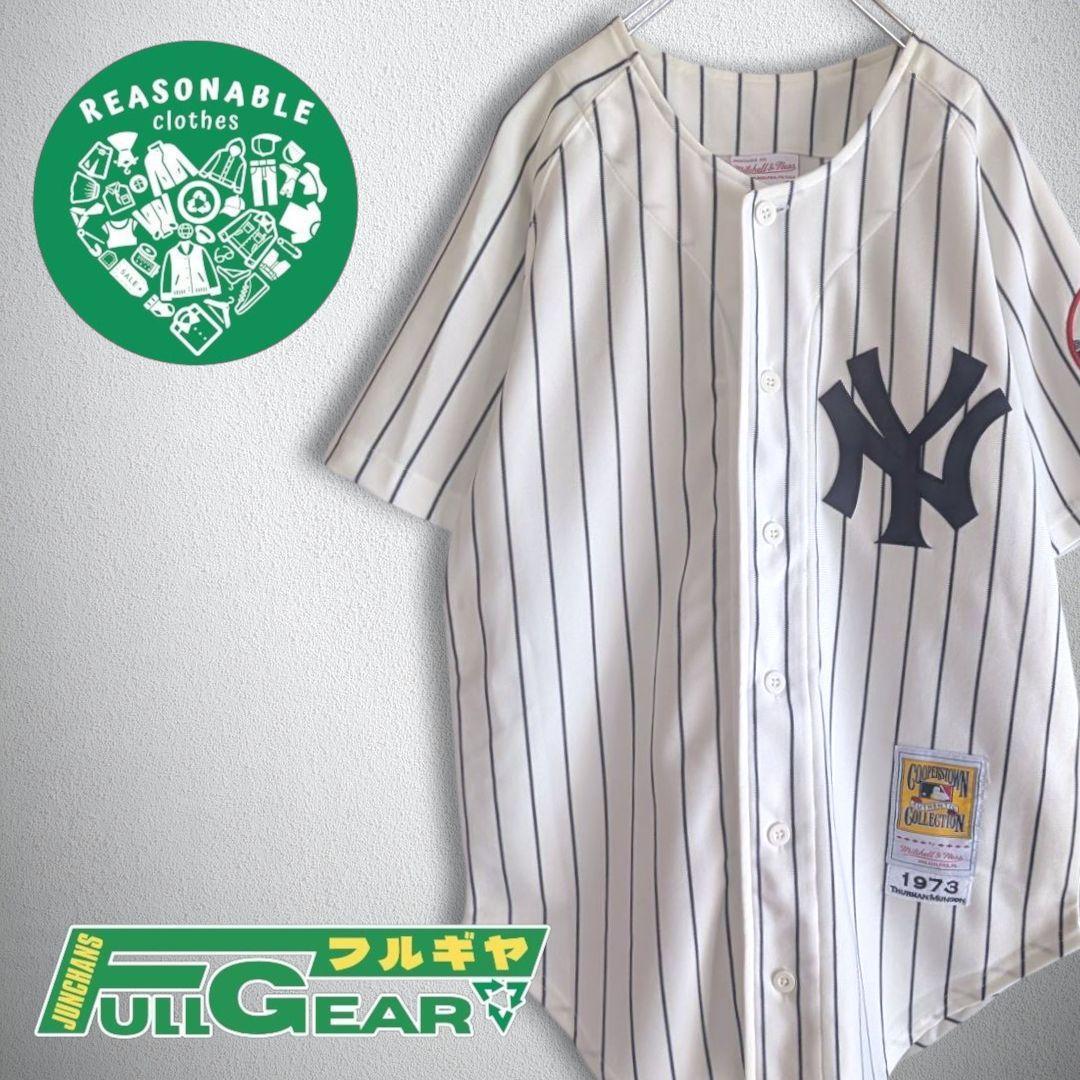 古着　ユニフォーム　NY　ヤンキース　1973　タウンユース　メンズL相当 古着 ユニフォーム NY ヤンキース 1973 タウンユース メンズL相当 楽天