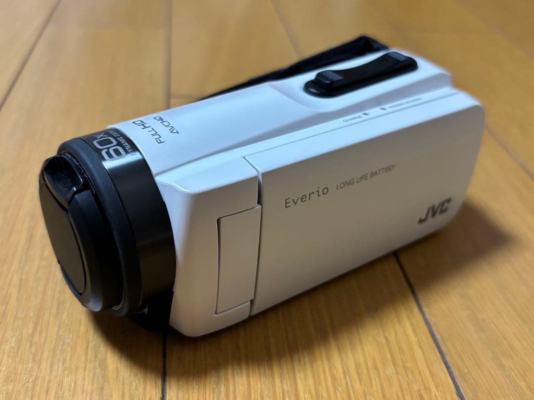 ⭐︎タイムセール⭐︎JVC GZ-F270-W フルHDビデオカメラ 60倍ズーム 耐衝撃」「耐低温」の保護性能を搭載した、コンパクト＆シンプルな