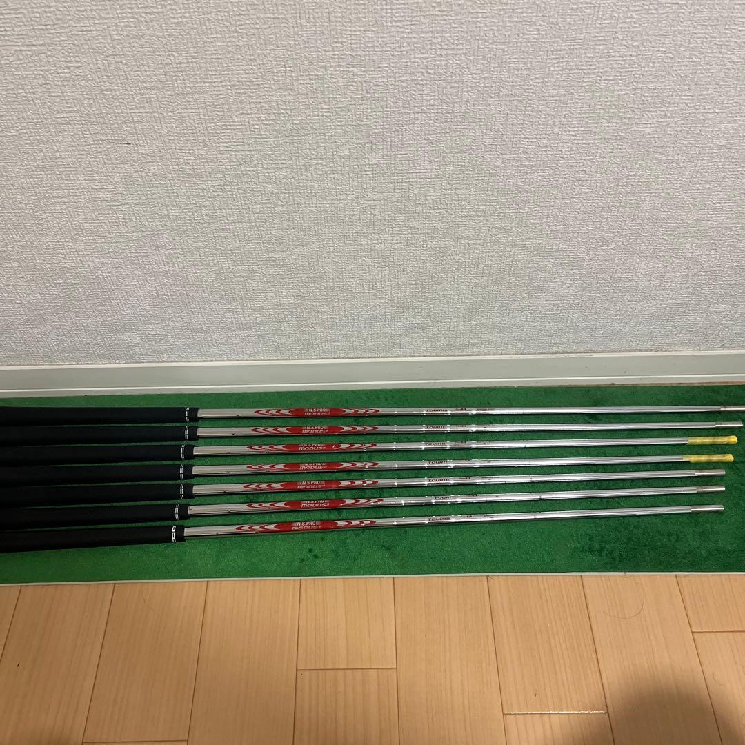 N.S.PRO モーダス115 Sフレックスシャフト 7本 5〜PW、AW