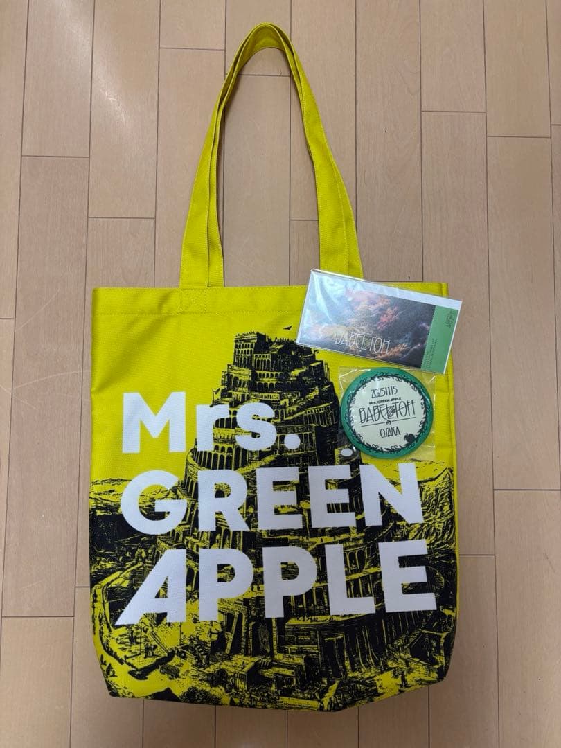 ライブグッズ】Mrs. GREEN APPLE バベルの塔 金テープ付属 - メルカリ