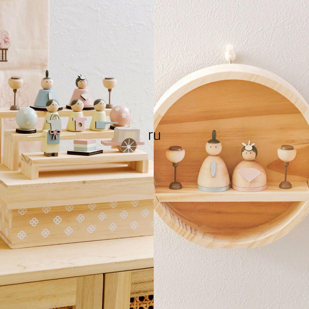 サリュ 収納できる雛人形セット 壁掛け雛人形 ひなまつり - メルカリ