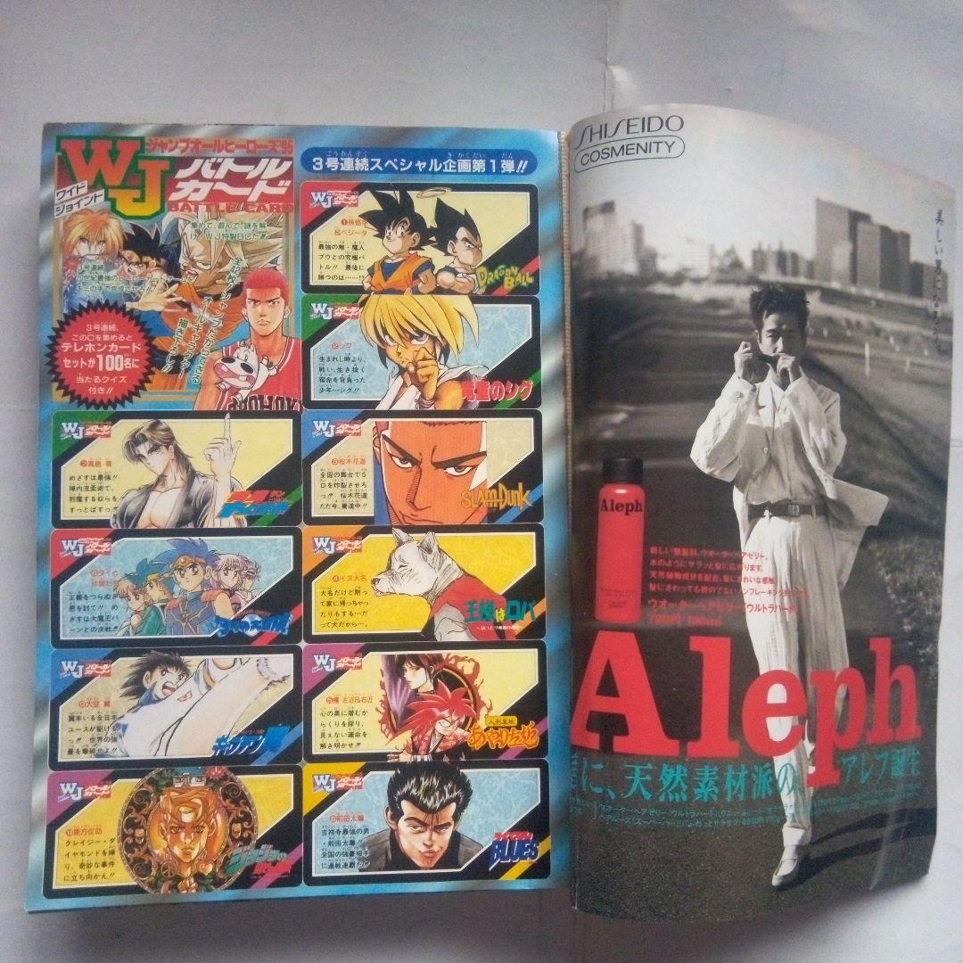 レア 週刊少年ジャンプ1995年21・22号 表紙&巻頭カラー 新連載 猛き龍