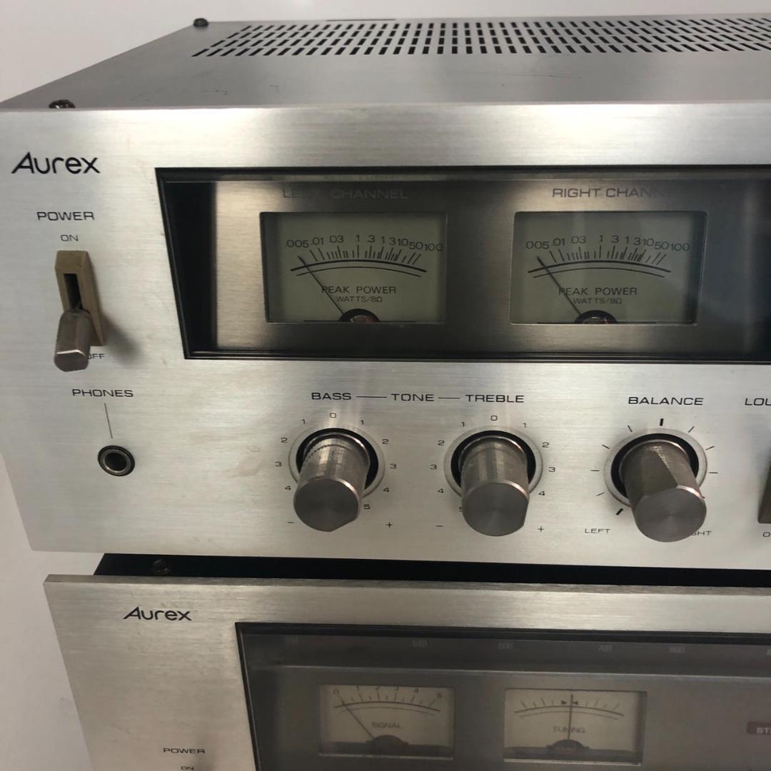Aurex オーレックス ステレオアンプ SB-130 ST-230 プリメイン - メルカリ