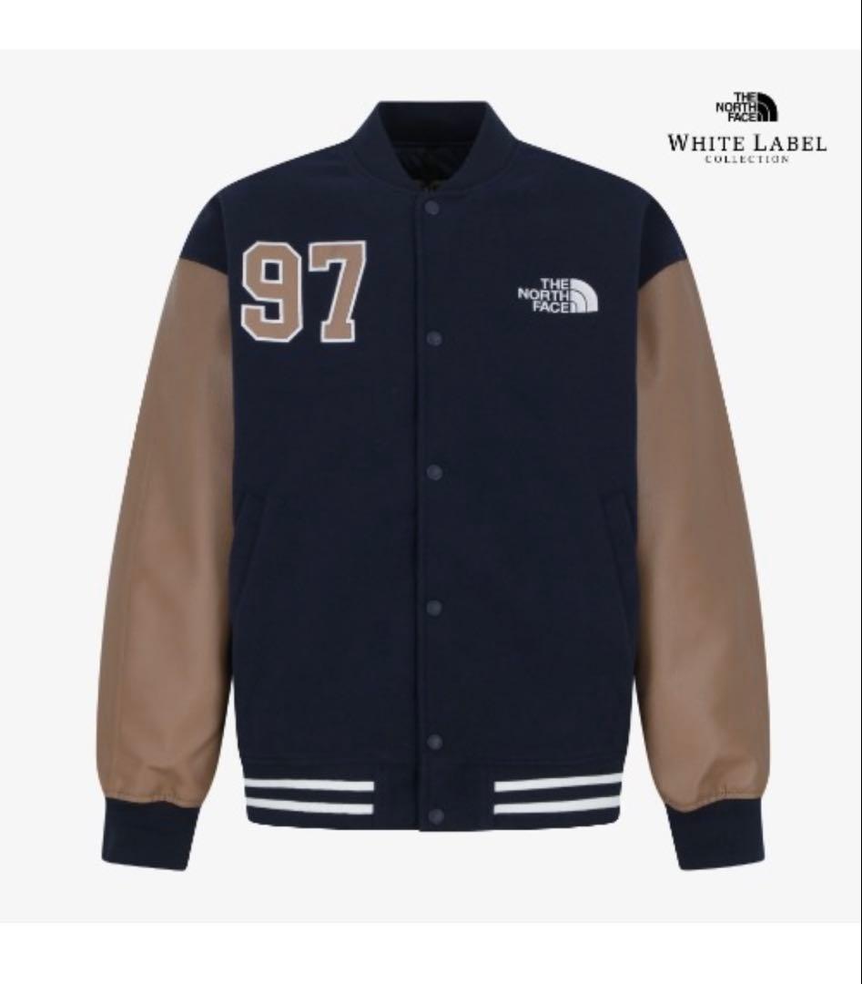 ノースフェイス バーシティ ジャケット ネイビー L 新品未使用 韓国