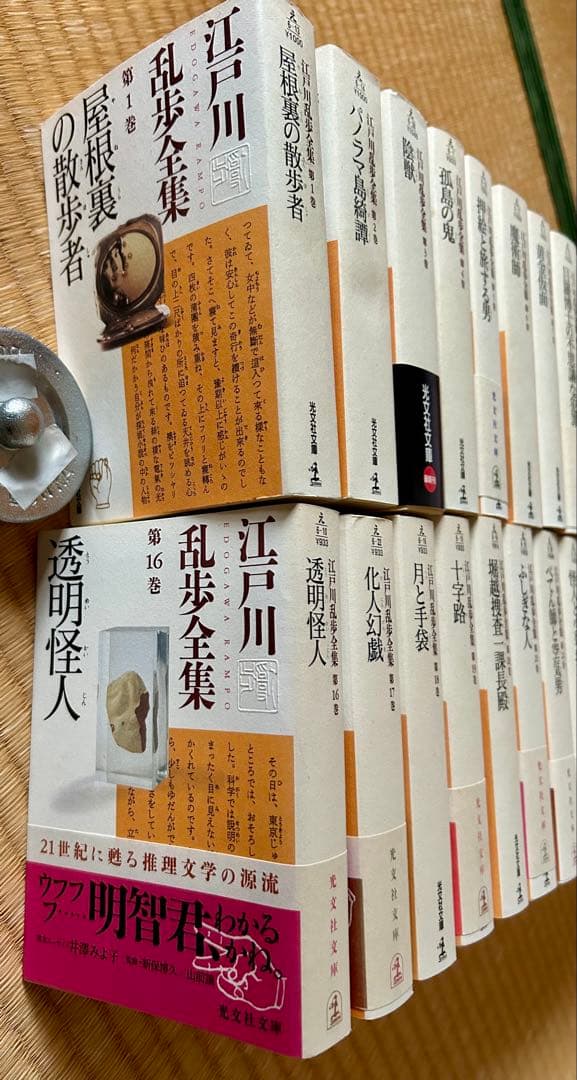 江戸川乱歩全集 全30巻 中古本