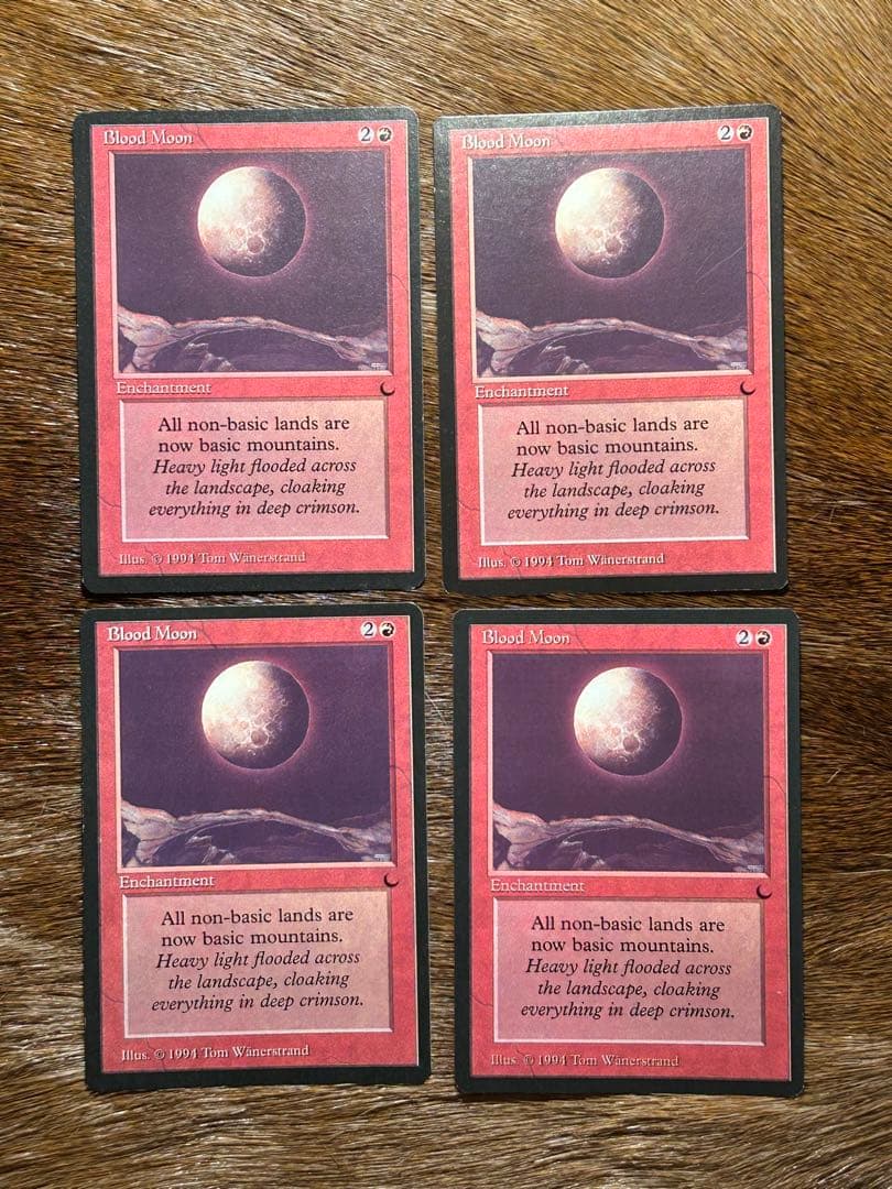 MTG 血染めの月 4枚セット 初版 DRK 血染めの月｜カードギャラリー｜マジック：ザ・ギャザリング 日本公式