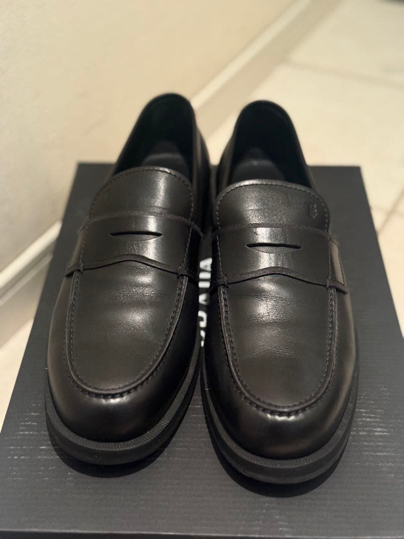 【最終値下げ】トッズ　メンズ　ローファー　サイズ8 1/2 27.5cmほど TOD'S (トッズ) チェーンロゴ ローファー メンズ ブランド