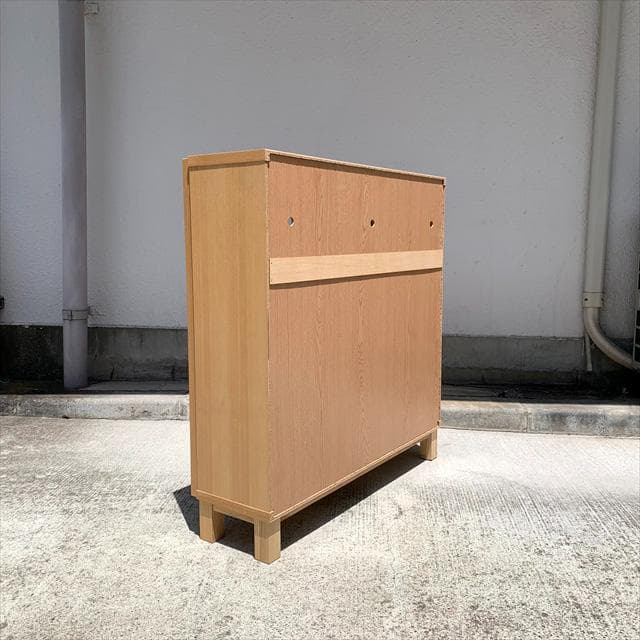 無印良品｜組み合わせて使える木製収納｜ブックキャビネット｜廃番｜ガラス