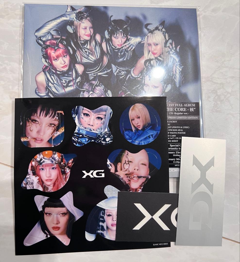 XG 1stフルアルバム THE CORE 核 REGULAR ステッカーセット - メルカリ
