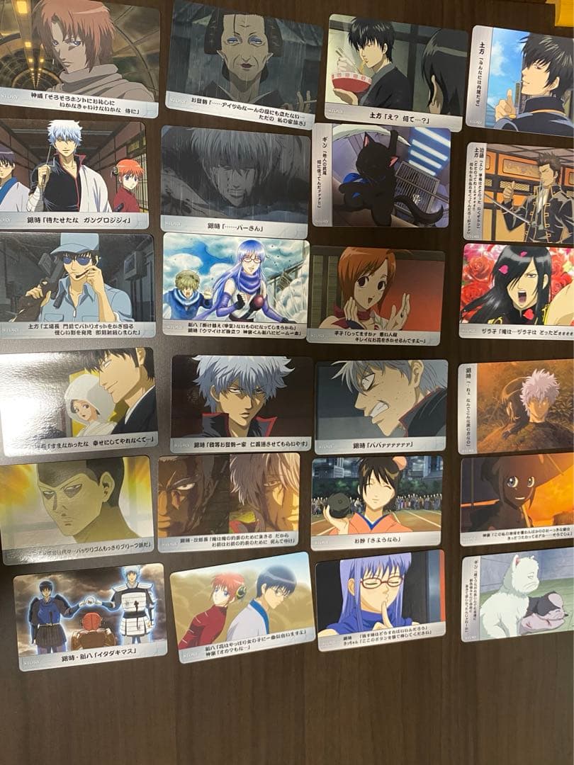 銀魂 ガチャ カード シール 150枚セット - メルカリ