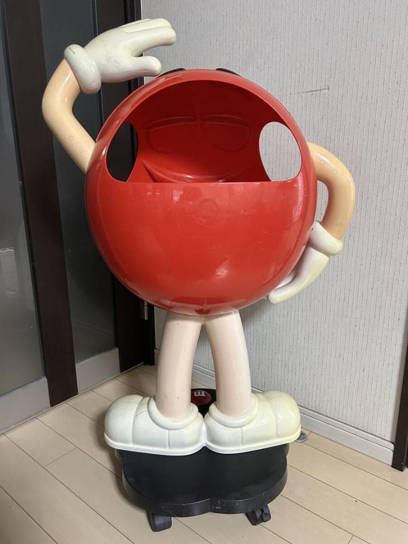 超大型☆M&M's エムアンドエムズ ストアーディスプレイ 店舗什器 赤