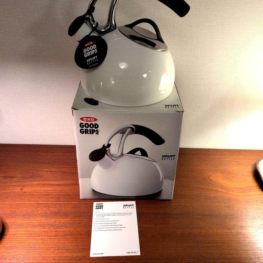 オクソー　OXO GOOD GRIPS 　 白ホーローケトル　やかん 1.7L