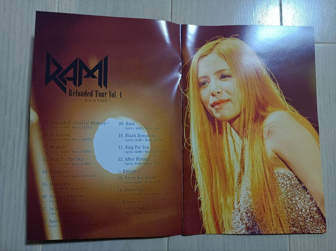 RAMI DVD Reloaded Tour Vol.1 通常盤 + オマケ3点