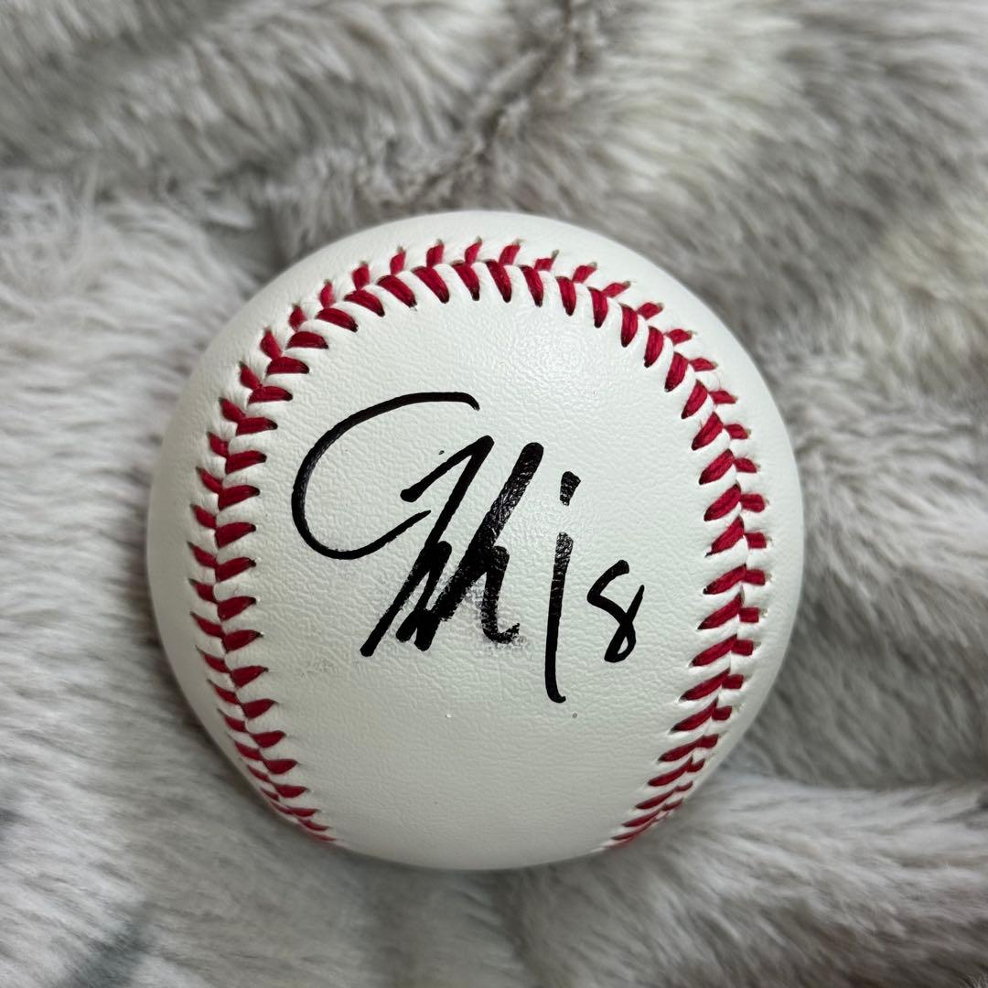 千葉ロッテマリーンズ ドラフト1位 石垣元気 直筆サインボール 証拠有