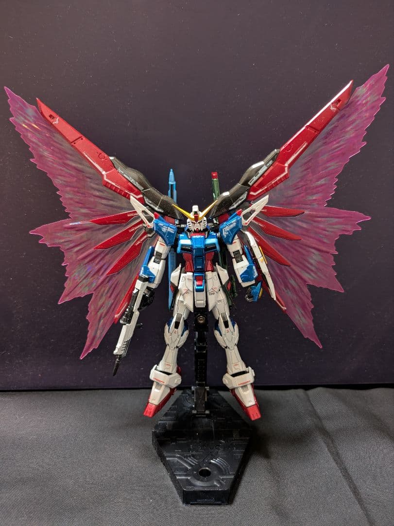 1/144 RG デスティニーガンダム[チタニウムフィニッシュ]光の翼セット RG 1/144 デスティニーガンダム［チタニウムフィニッシュ］│株式