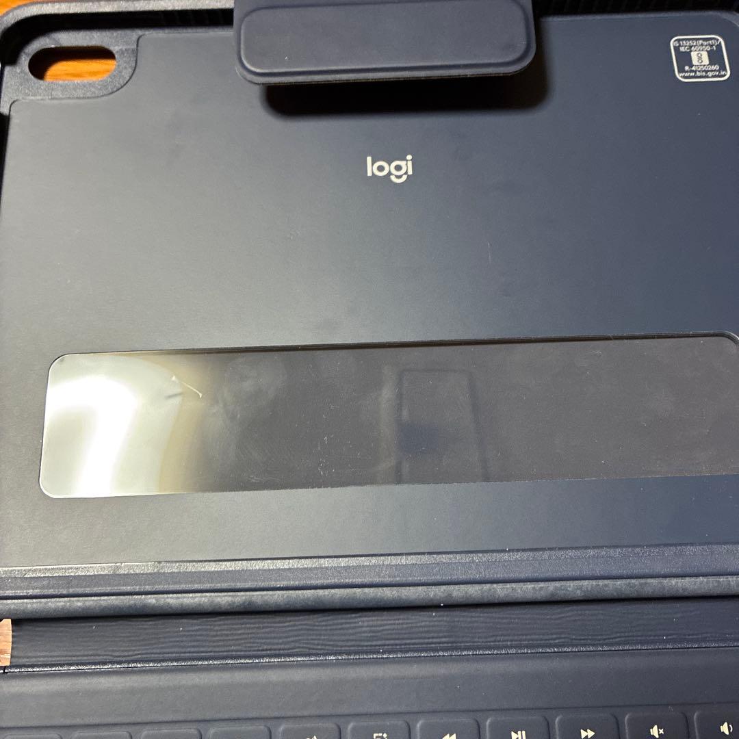 logi iPad用キーボードケース ネイビー - メルカリ
