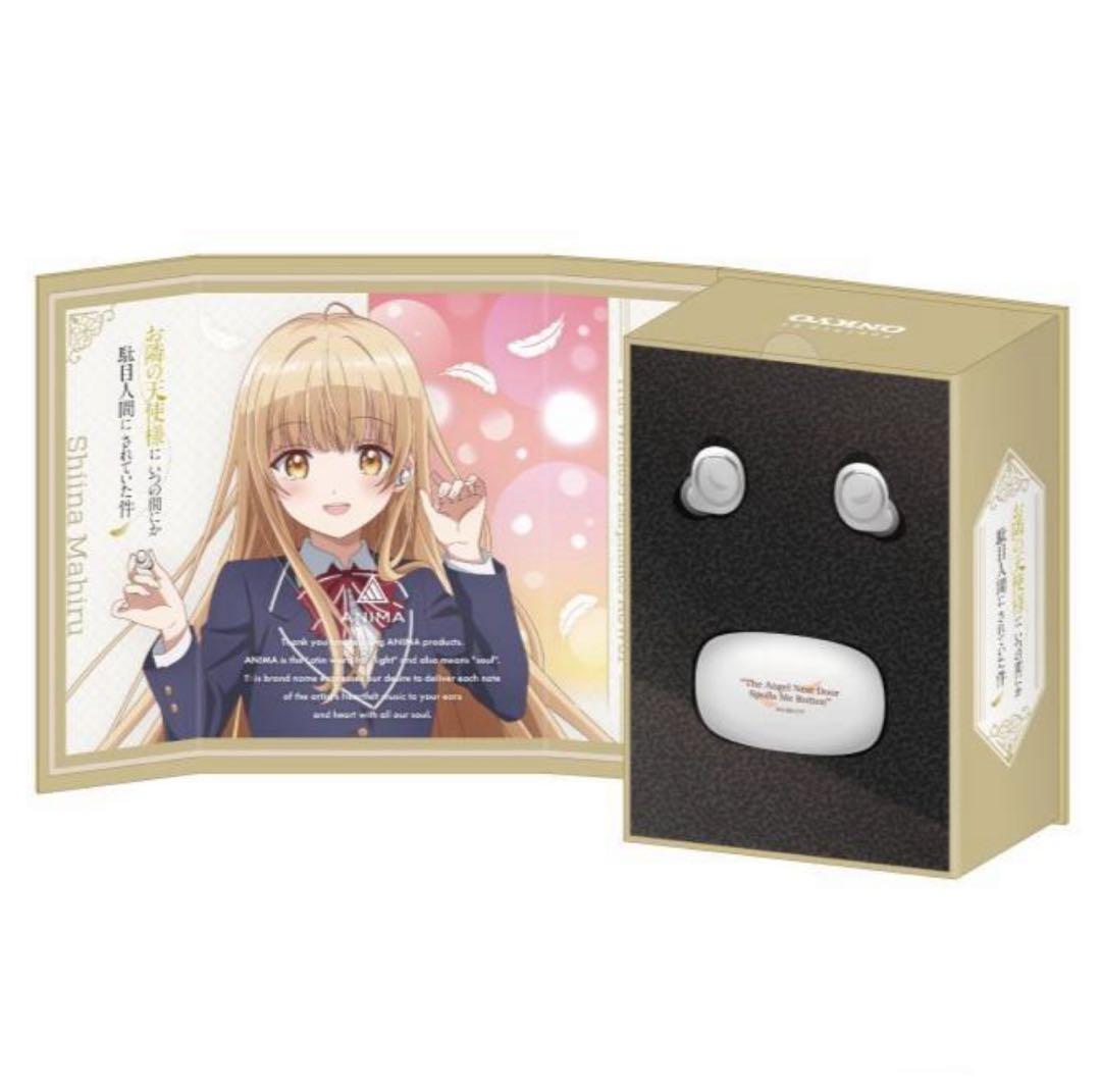 お隣の天使様にいつの間にか駄目人間にされていた件 ANIMA AOW01 コラボ ONKYO DIRECT｜ワイヤレスイヤホン ANIMA AOW01「お隣の天使様に
