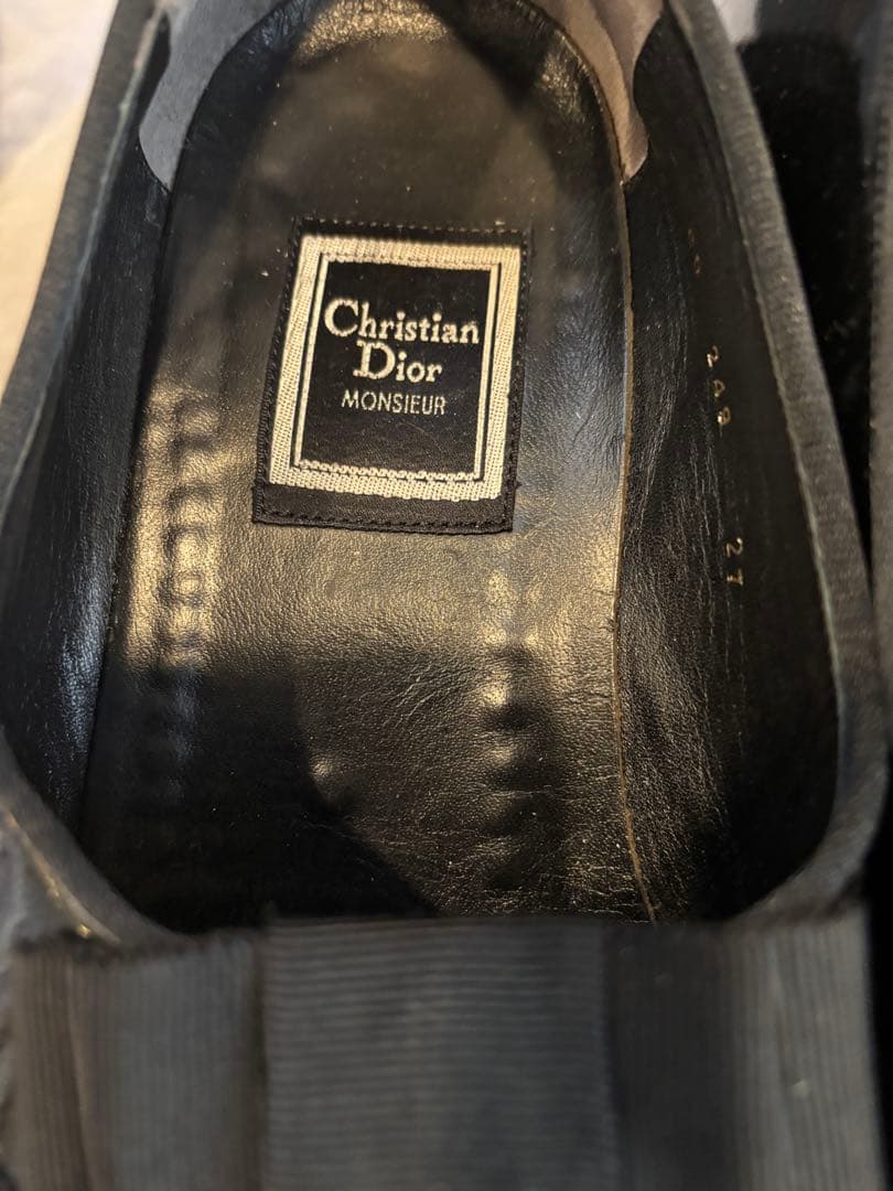 マ*ナ様 Christian Dior Monsieurエナメルドレスシューズ黒 - 靴
