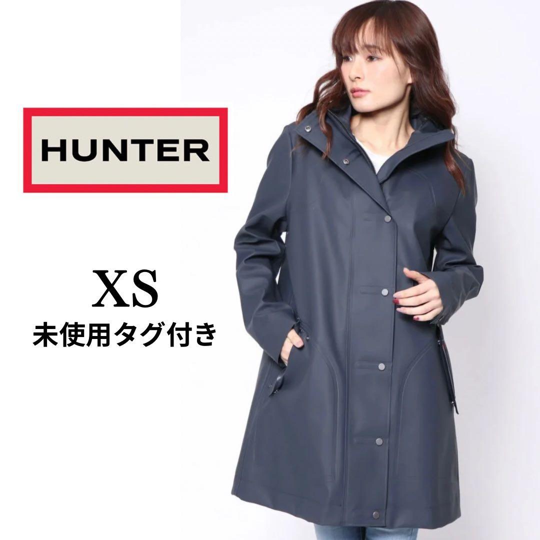 ✨未使用タグ付き✨ハンター　ラバーハンティングコート　レインコート　レインウェア ハンター HUNTER 【メンズ】ラバーレインコート （DOV） -アウトレット