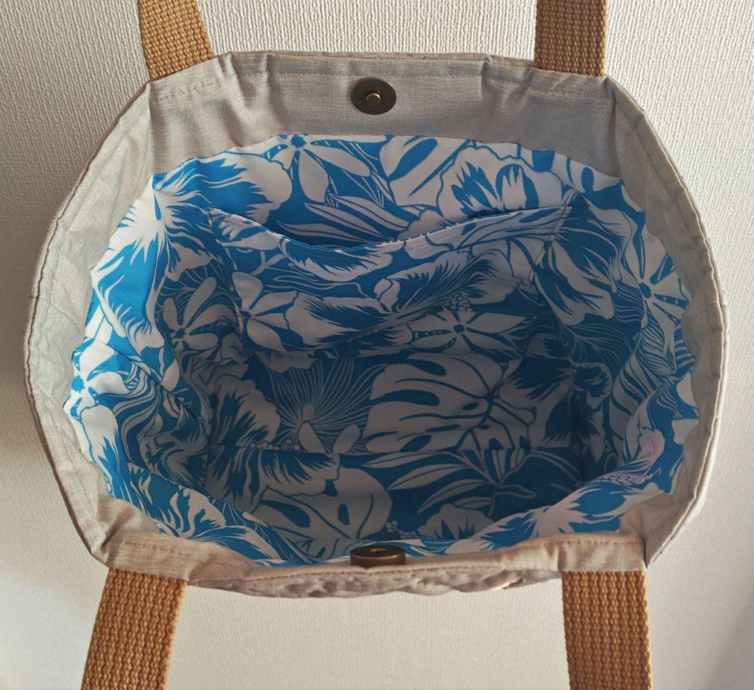フラワー様専用！ハンドメイド ハワイアンキルトバッグ （シクラメン）