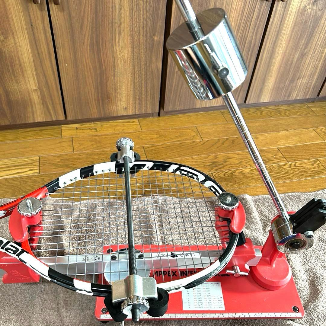 APPEX テニス ガット張り機 ストリングマシン 分銅式 BY017s - メルカリ