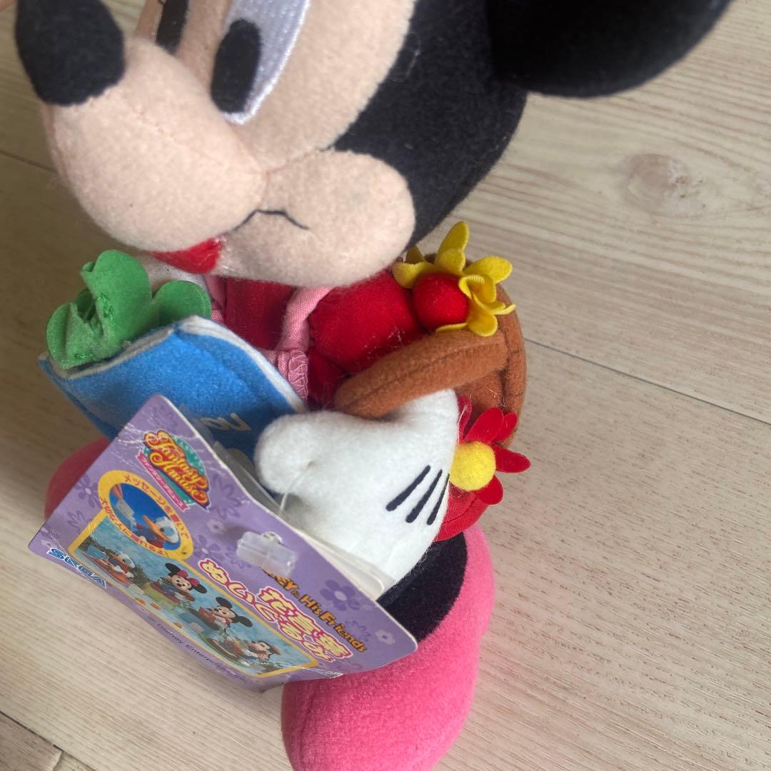 ディズニー SEGA ミッキー ミニー ぬいぐるみ 非売品 当時物 花言葉