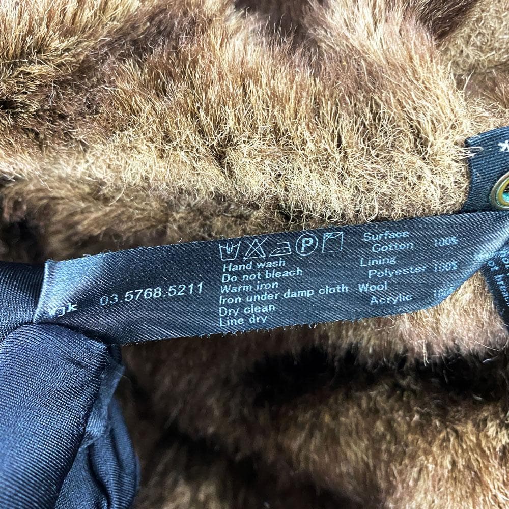 ☆美品☆wjk 裏地総ファー ボアモッズコート ミリタリージャケット M