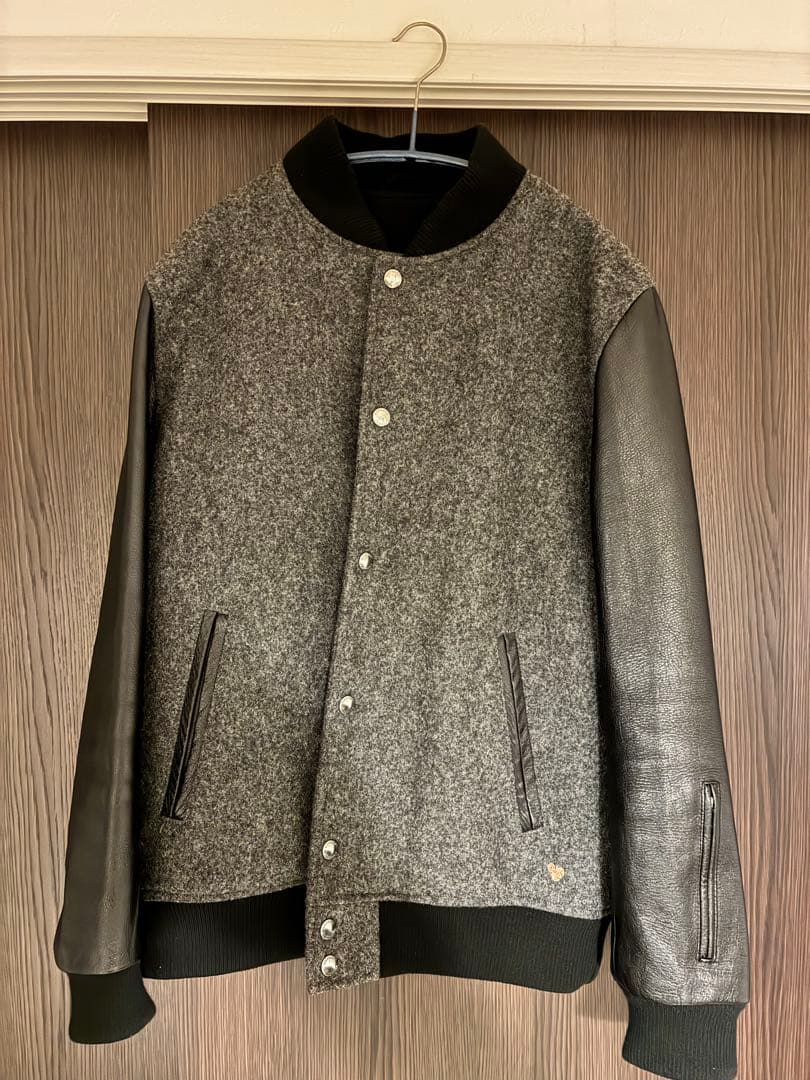 SOPHNET. ソフネット スタジャン VARSITY JACKET SOPHNET.（ソフネット）の「LEATHER SLEEVE VARSITY JACKET