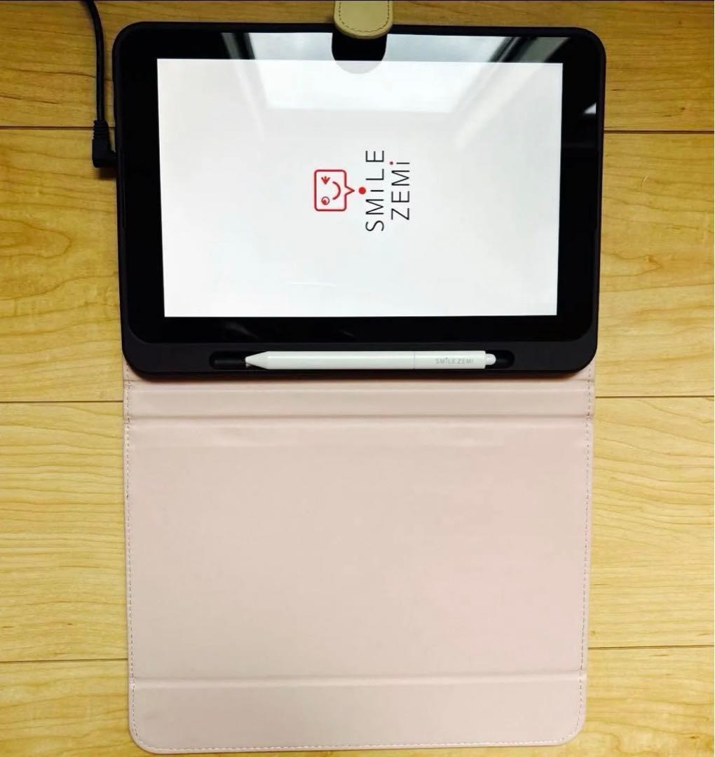 スマイルゼミ タブレット スタイラスペン、充電器、カバー付き 教材