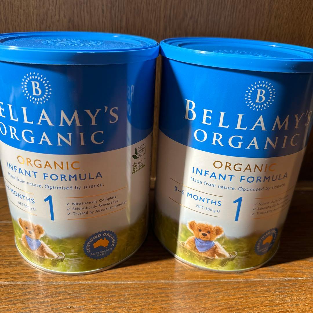 宅急便】Bellamysベラミーズ・オーガニック牛ミルク(生後0日〜) 2缶