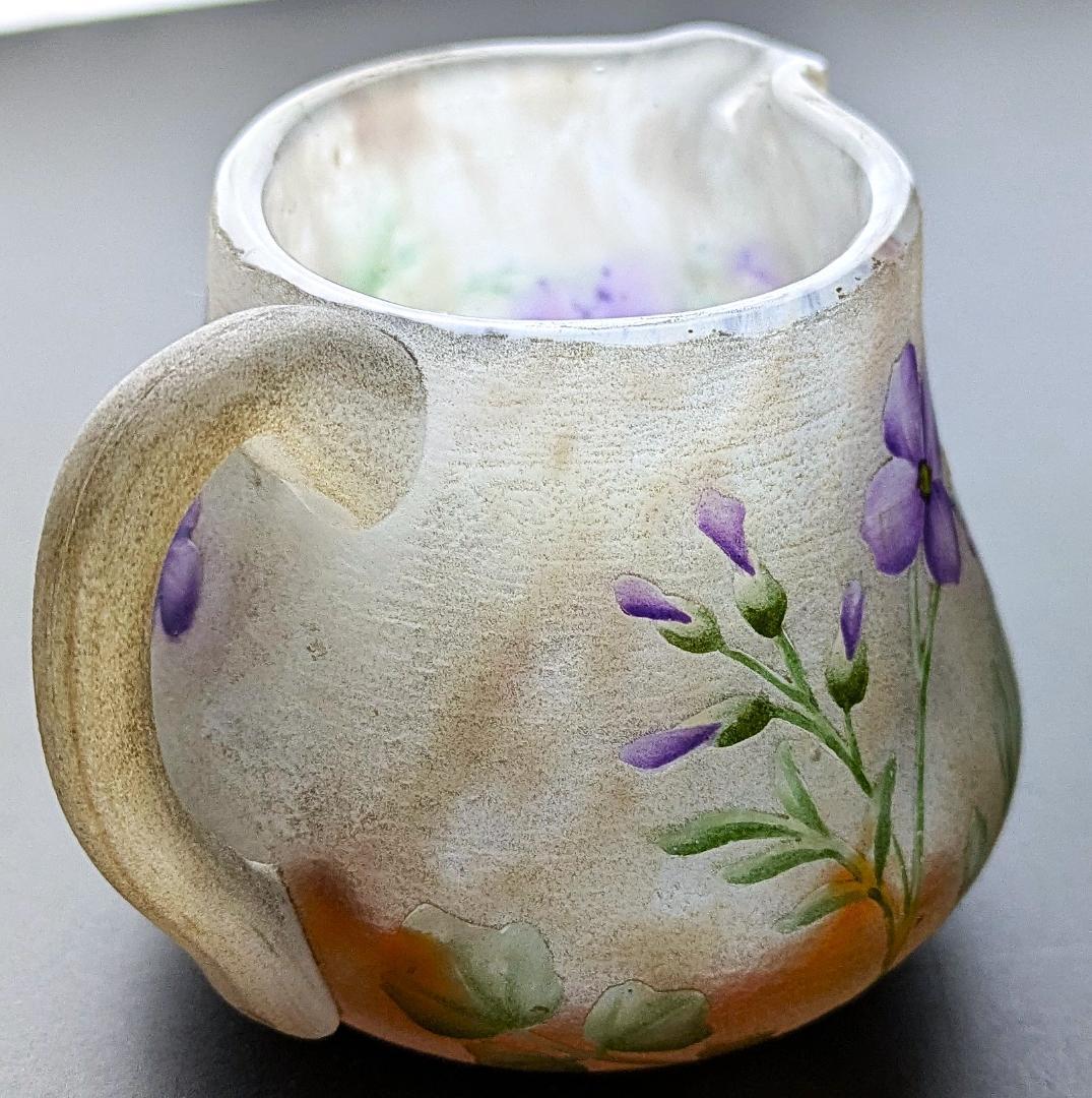 マッチー　ドーム・ナンシー 夜明けの菫の情景 ミニチュア水差 超絶技巧 ジ