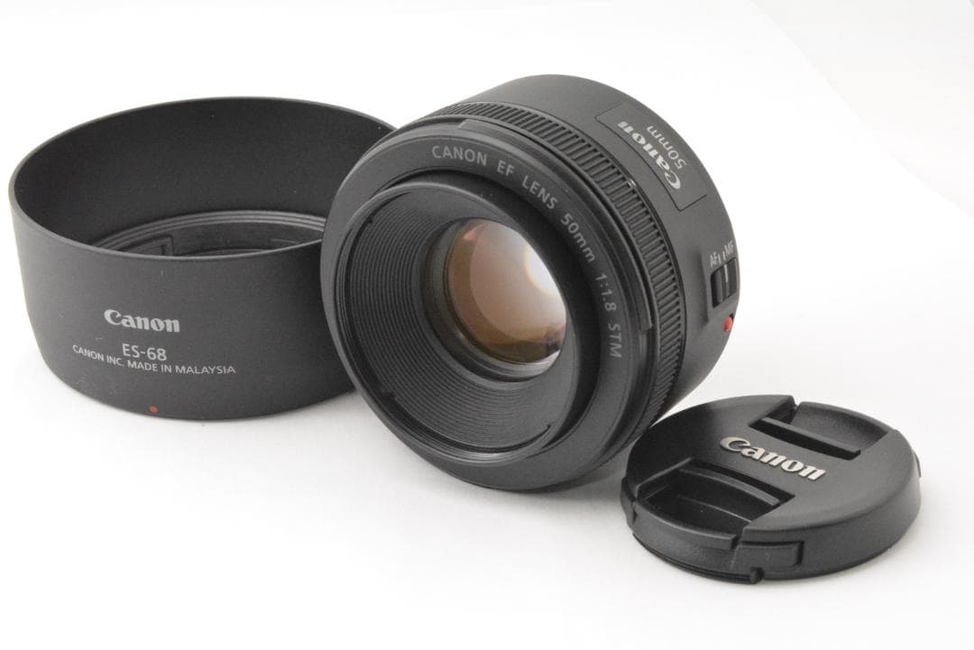 ■ほぼ新品■キャノン　Canon EF 50mm F1.8 STM Amazon.com : Canon EF 50mm f/1.8 STM Lens International Version