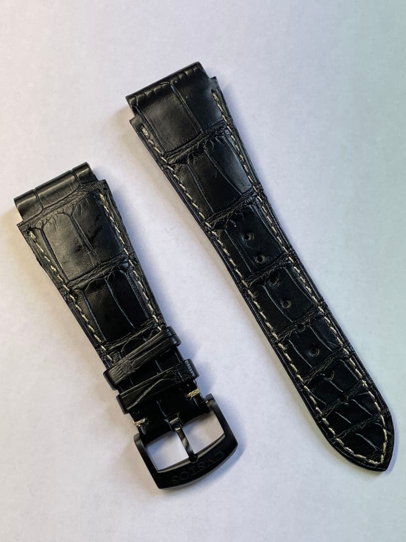 CVSTOS クストス アリゲーターストラップ ピンバックル付き CVSTOS クストス アリゲーターストラップ ピンバックル付き