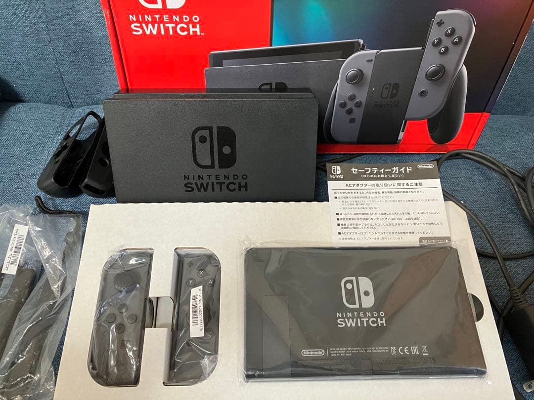 Nintendo Switch 本体 グレー - メルカリ