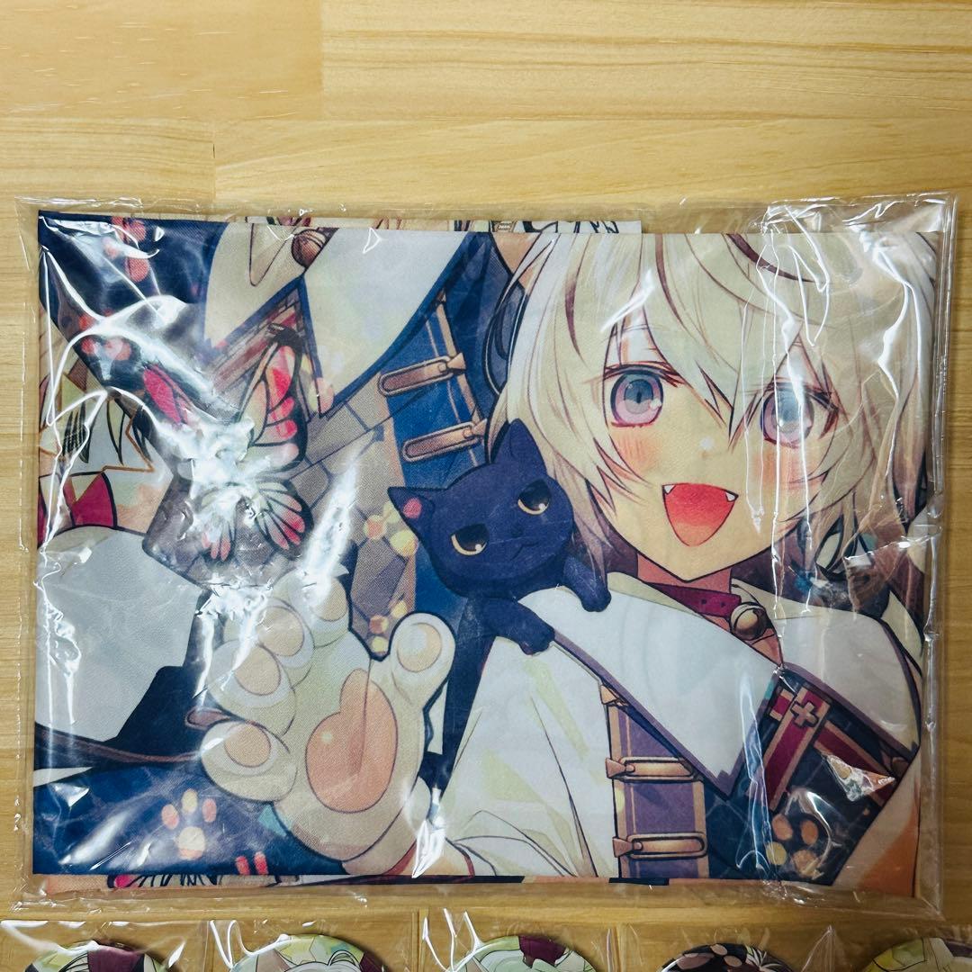 Collar×Malice オトメイト 冬の市 布ポスター 缶バッジ5種セット