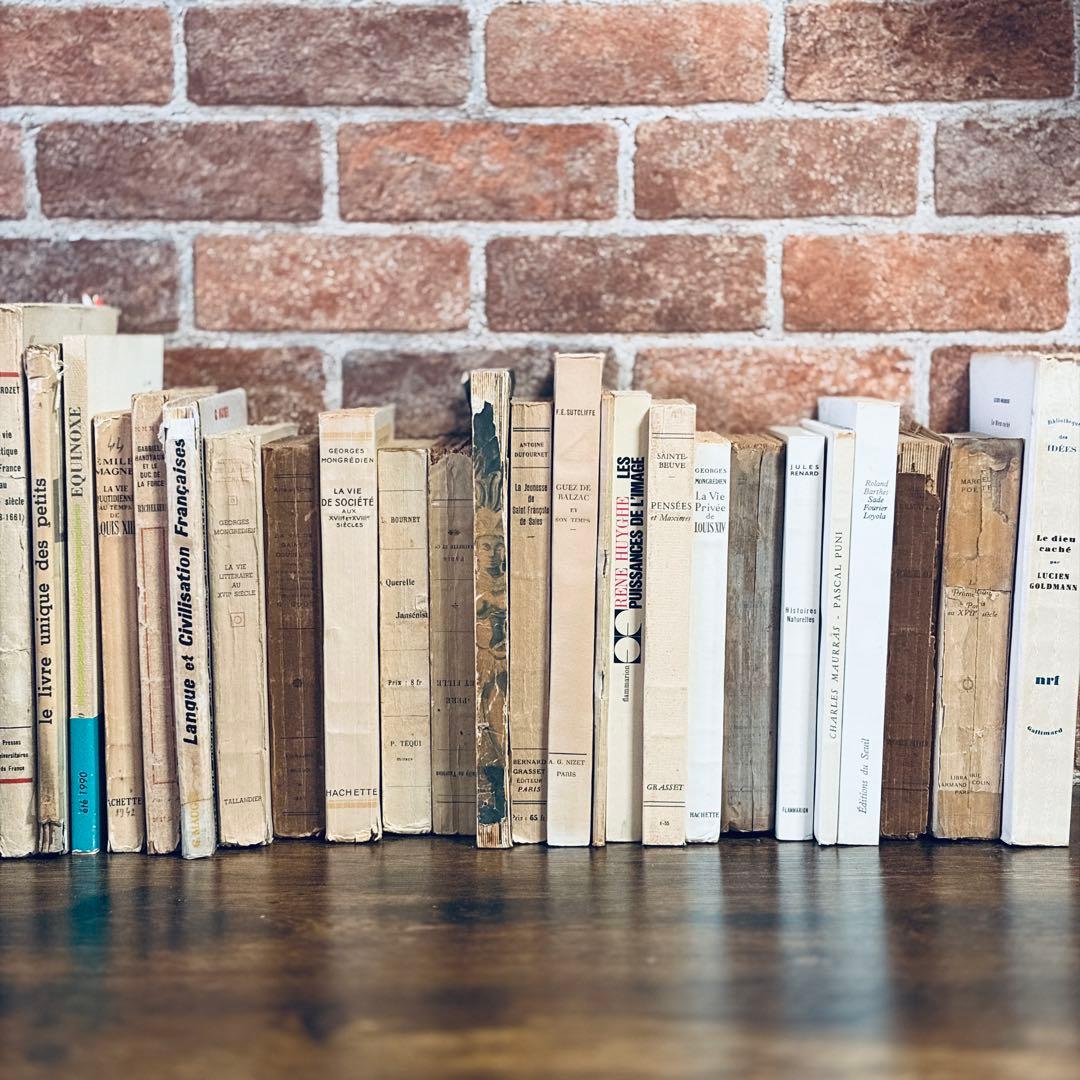 Vintage Books/50cm Set 【紙装丁】洋書　古書　アンティーク Vintage Books/50cm Set 【紙装丁】洋書 古書 アンティーク - メルカリ